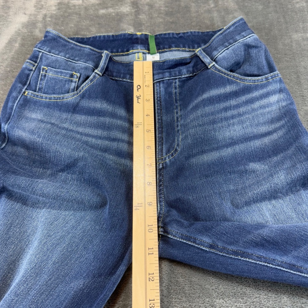 Halara Women Medium Wash Pull On Straight Leg Athleisure Jeans Size M Regular - Picture 6 of 10